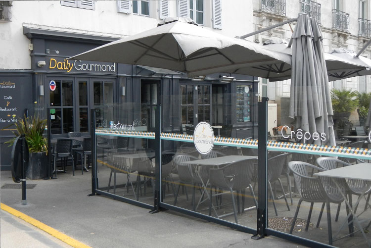 AAFP Communication : Separateur Terrasse Daily Gourmand